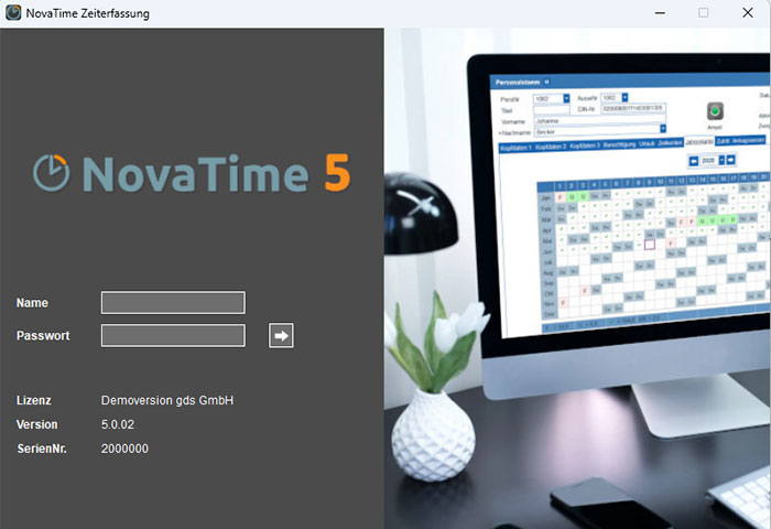 NovaTime Version 5.0.02
